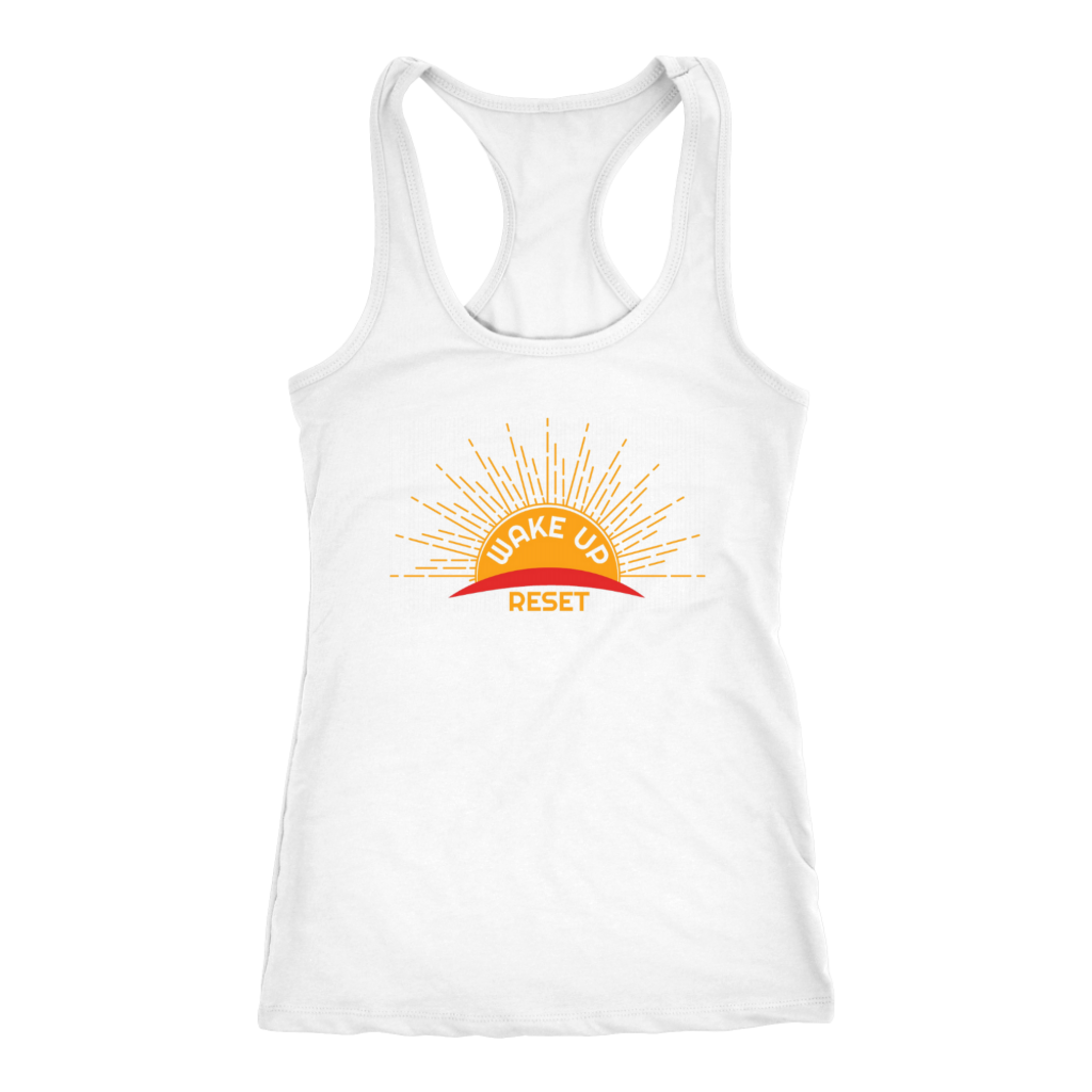 Wake UP Reset Racerback Tank