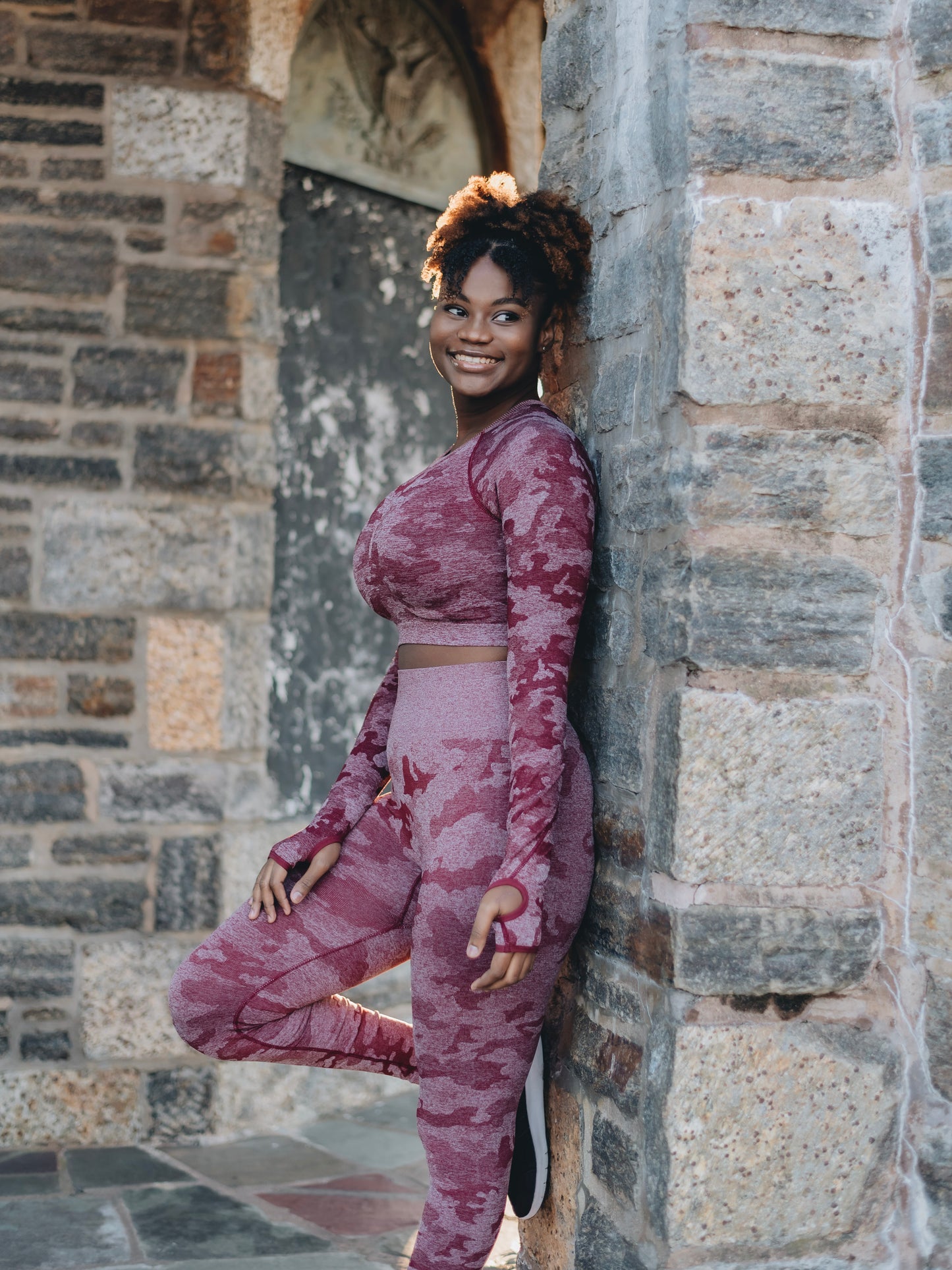 Camo Seamless Women's Workout Set