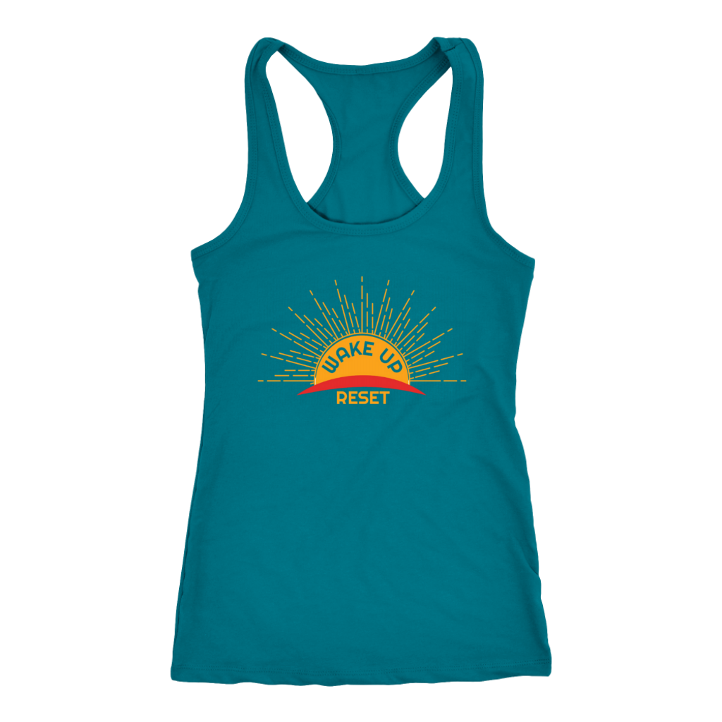 Wake UP Reset Racerback Tank
