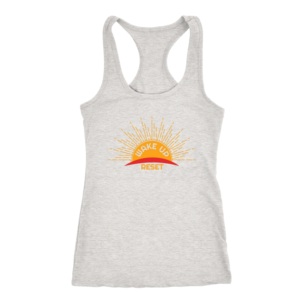 Wake UP Reset Racerback Tank