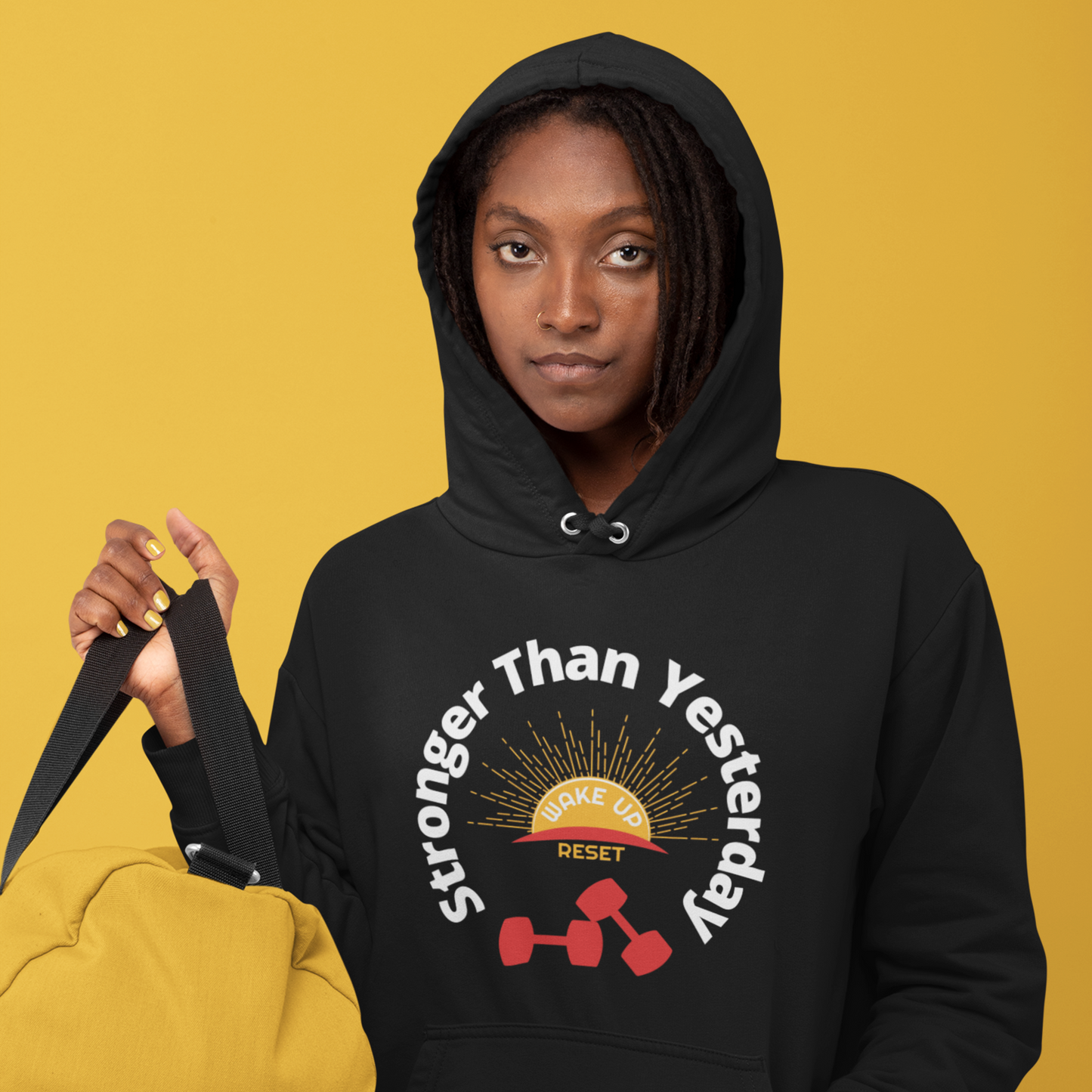 Stronger Than Yesterday Unisex Hoodie