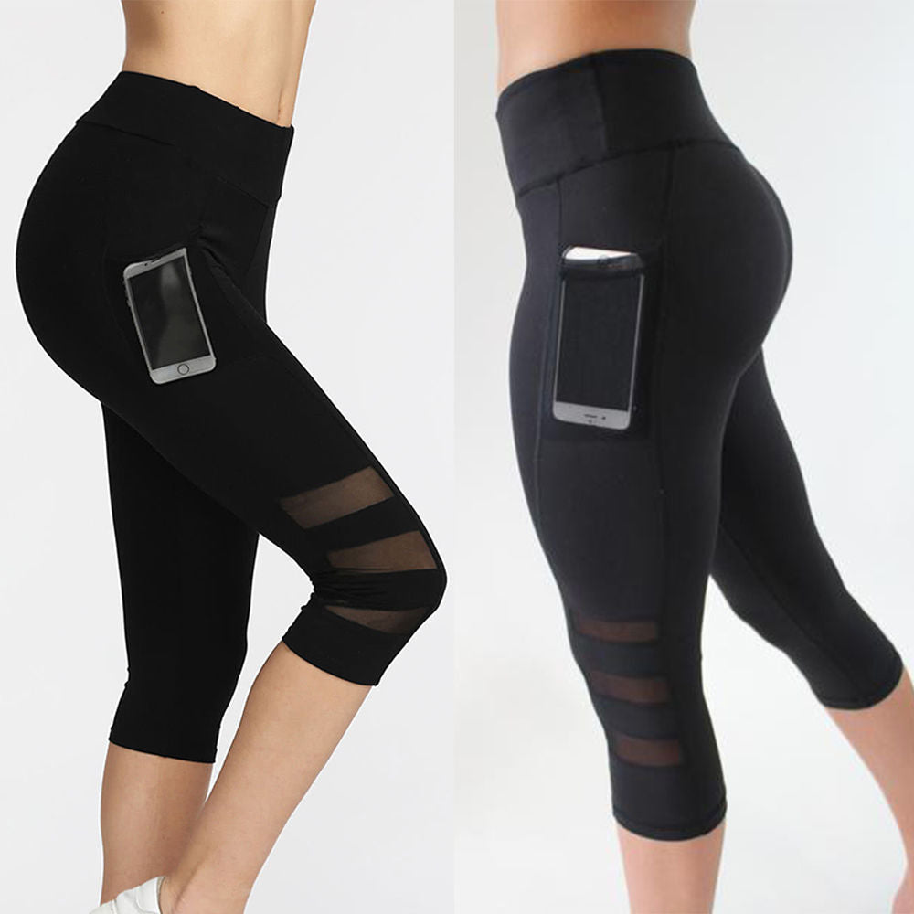 Wake Up Reset 3/4 Yoga High Waist legging with Mesh Pockets