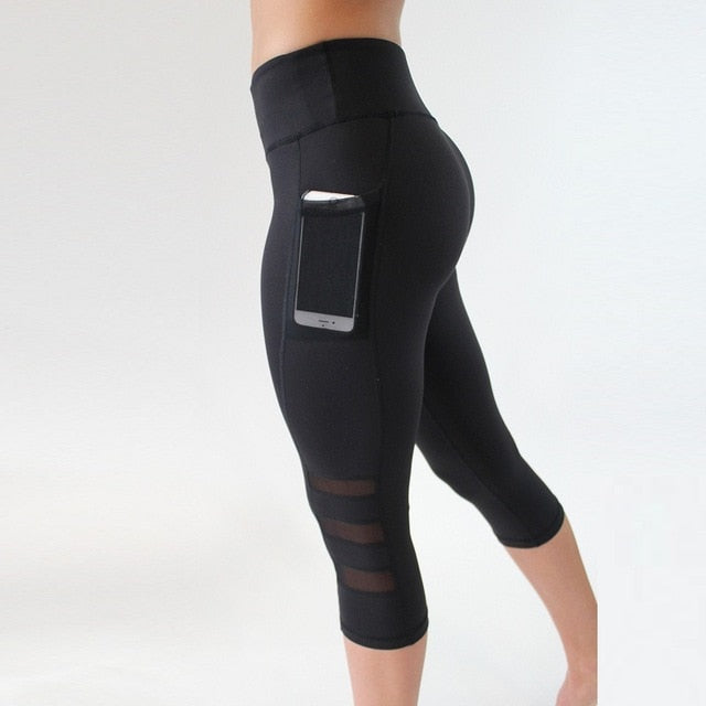 Wake Up Reset 3/4 Yoga High Waist legging with Mesh Pockets