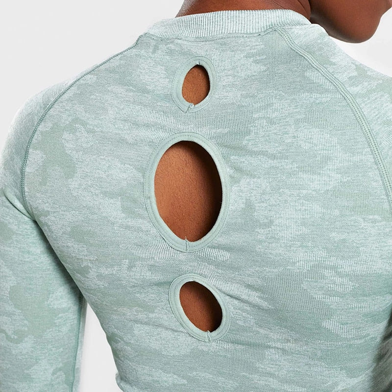 Camo Seamless Women's Workout Set