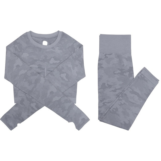 Camo Seamless Women's Workout Set