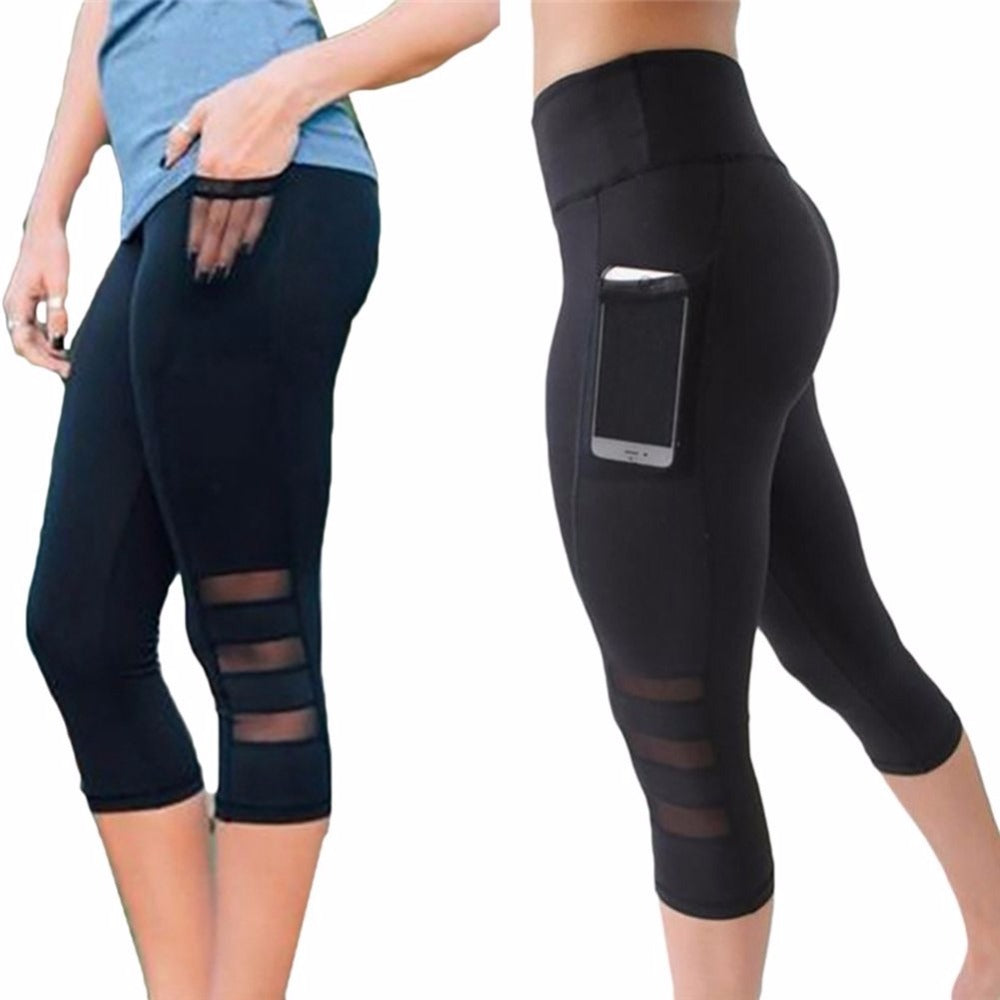 Wake Up Reset 3/4 Yoga High Waist legging with Mesh Pockets