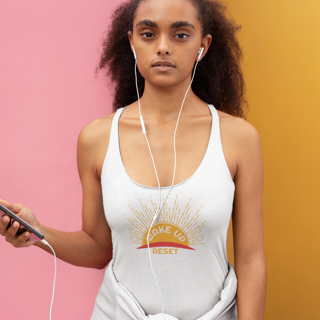 Wake Reset Racerback Tank